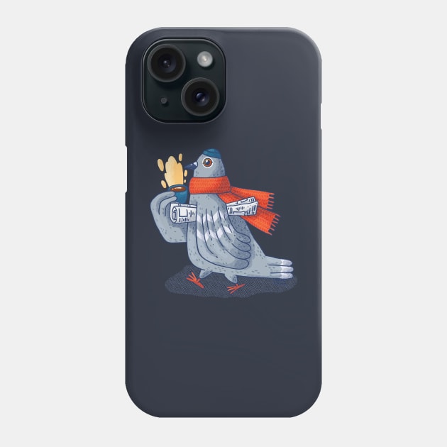 City Pigeon Phone Case by Tania Tania