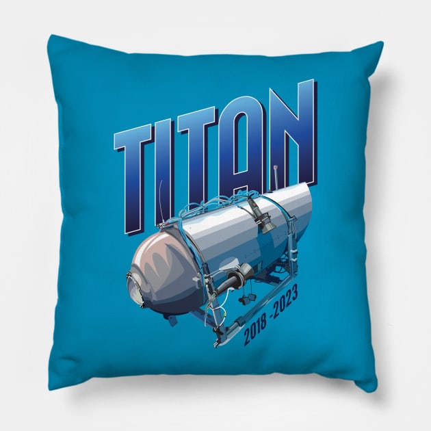 Titan Pillow by MindsparkCreative