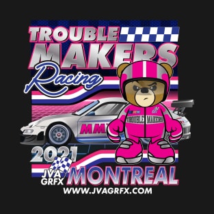 teddy bear racing tee T-Shirt