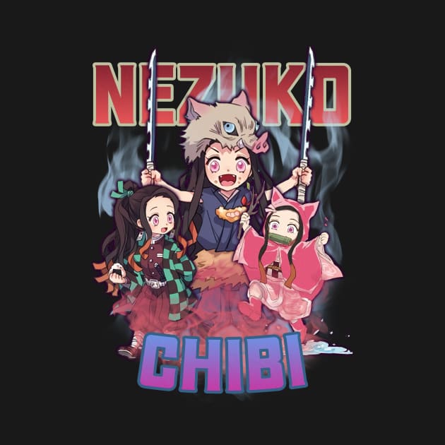 Bottleg Anime Chibi Nezuko by inosukeino