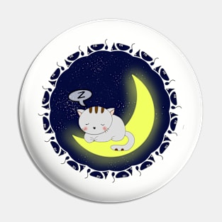 The mooncat Pin