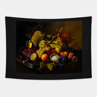 Fruit Still Life Experience (Roesen replica) Tapestry