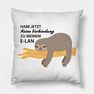 Sloth without panache Pillow