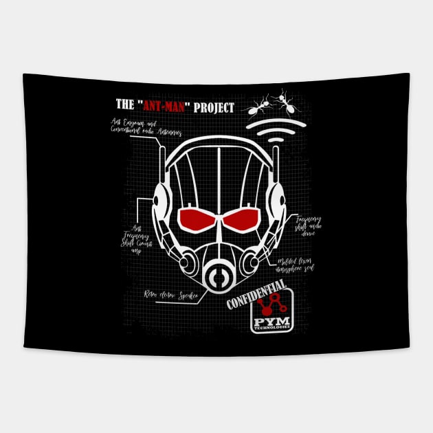 ANT MAN PROJECT Tapestry by Vikingeek