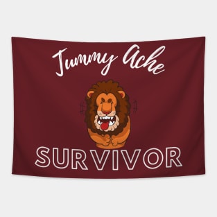 Tummy Ache Survivor Tapestry