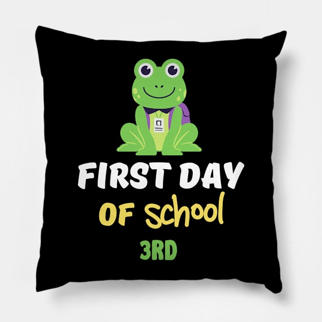 First Day Of School 3rd Pillow by Success shopping