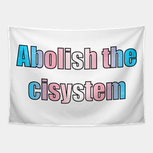 Abolish the cisystem (Trans pride) Tapestry