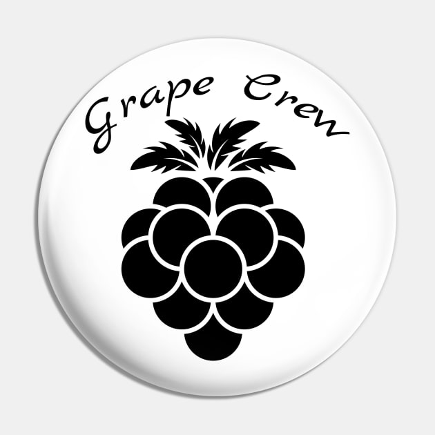 Grape Crew - 01A Pin by SanTees