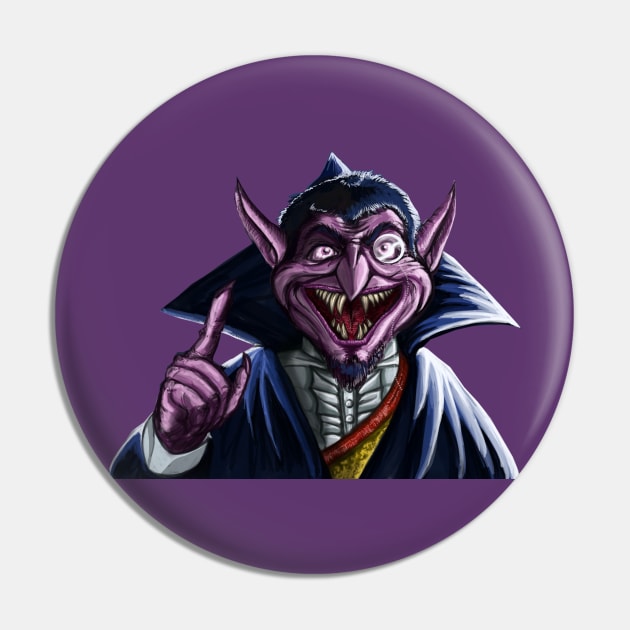 Count On Me Pin by CroctopusArt