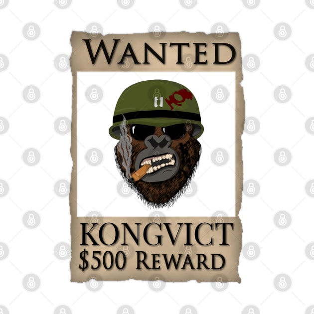 Wanted Kongvict Gorilla by mschubbybunny