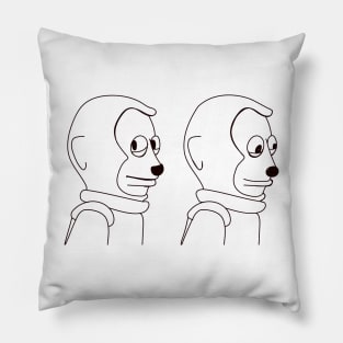 Awkward Monkey Meme Pillow