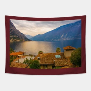 Rooftops in Limone sul Garda, Italy Tapestry