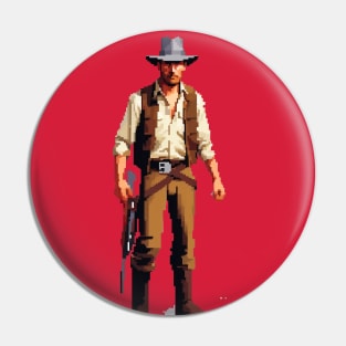 Indiana Jones Pixel Art Pin