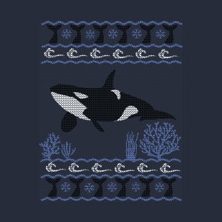 Killer Whale Ugly Sweater T-Shirt