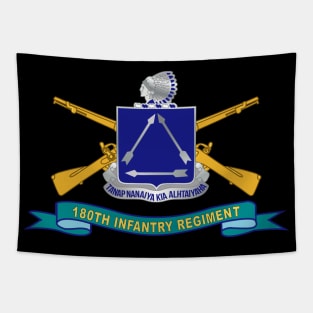 180th Infantry Regiment w Br - Ribbon X 300 Tapestry