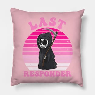 Last Responder Vintage Pillow