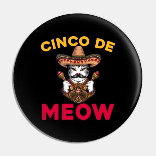 Cinco De Meow Pin