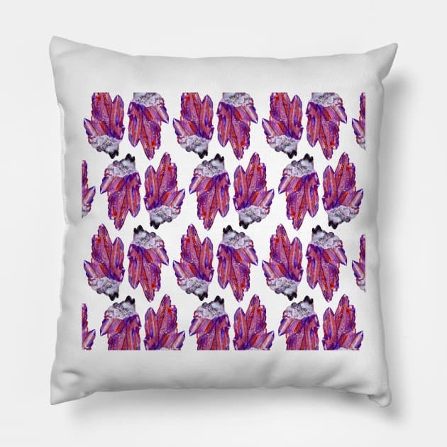 crystal cluster shiny variant pattern Pillow by tifferloo