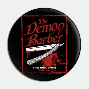 The Demon Barber 1846 Pin