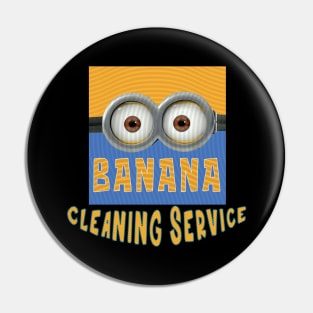 DESPICABLE MINION AMERICA CLEANING SERVICE Pin