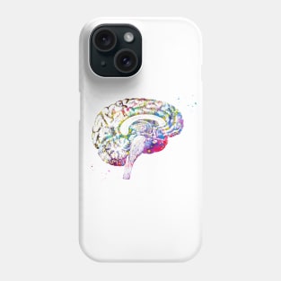 Brain anatomy Phone Case