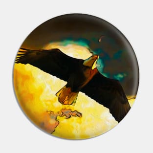 Eagle Storm - Bald Eagle Pin