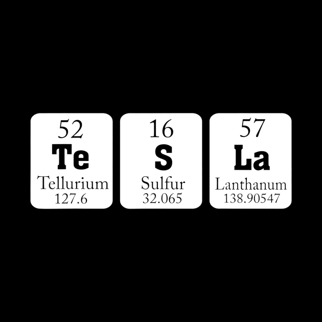 Tesla Periodic Table Of Elements by marjaalvaro