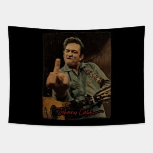 80s Classic Johnny Cash Tapestry