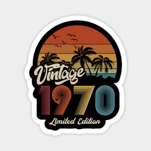 1970 vintage retro t shirt design Magnet