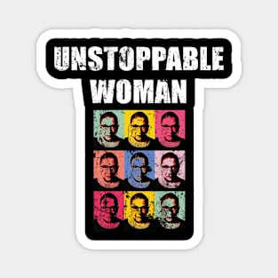 Unstoppable Woman Girl Power Empowerment Feminist Magnet