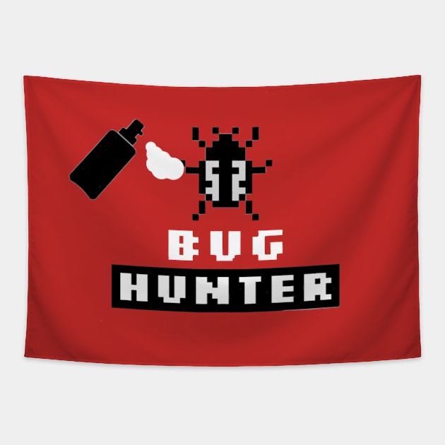 Programmer Bug hunter design Tapestry by Boztik-Designs