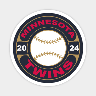 Twins Baseball 24 Magnet