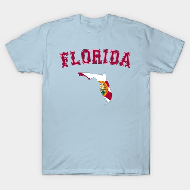 Florida State Map T-Shirt