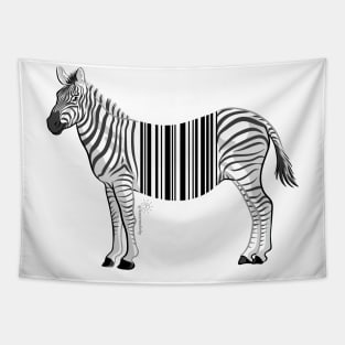 Zebarcode Tapestry