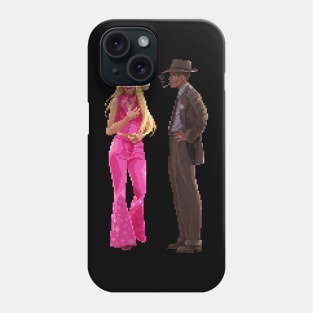 barbenheimer pixel Phone Case