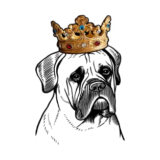 Bullmastiff Dog King Queen Wearing Crown T-Shirt