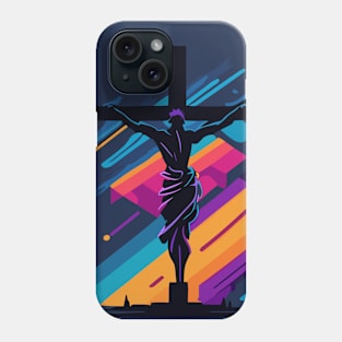 Jesus christ on cross Phone Case