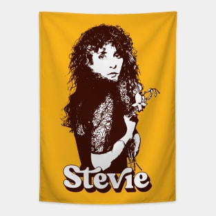 Stevie Nicks \-/ Retro Vintage Styled Design Tapestry