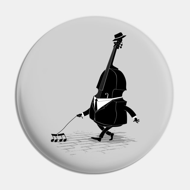 Walking Bass Pin by triagus