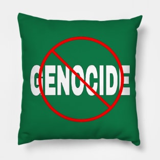 🚫 GENOCIDE - Back Pillow