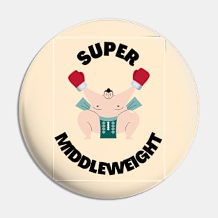 Super Middle Boxer Pin