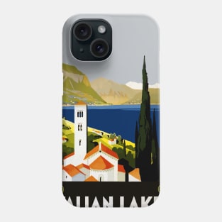 Vintage Travel - Italian Lakes Phone Case