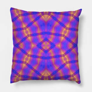Psychedelic Geometric Pattern 3 Pillow