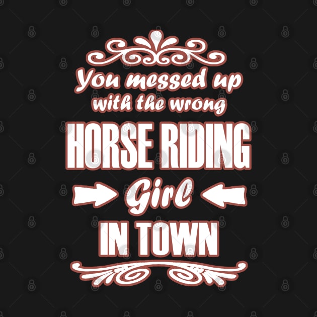 Horses riding girls trotting gallop sayings funny by FindYourFavouriteDesign