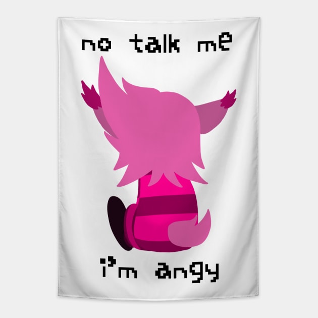 Anise: No Talk Me I'm Angy Tapestry by Ashton Waltz