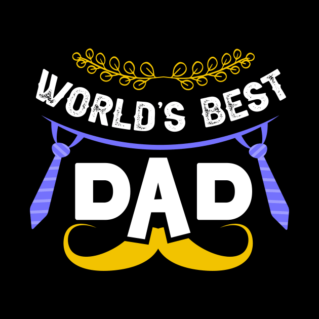 World’s Best Dad by Parrot Designs