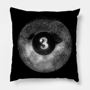 Lucky 3 Ball Graphic Pillow