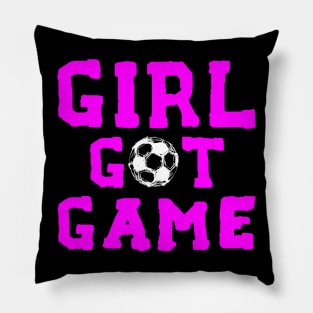 Girl Got Game Pillow