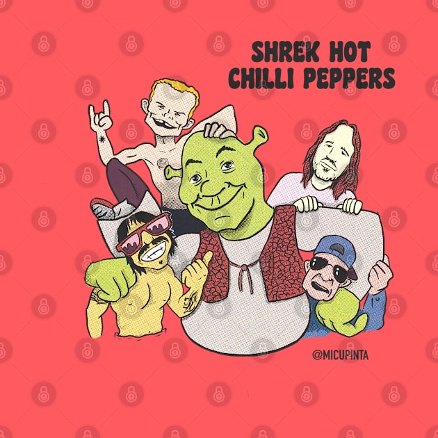 Shrek hot chilli peppers by Micupinta