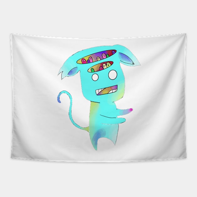 Monster Party Tapestry by xaxuokxenx